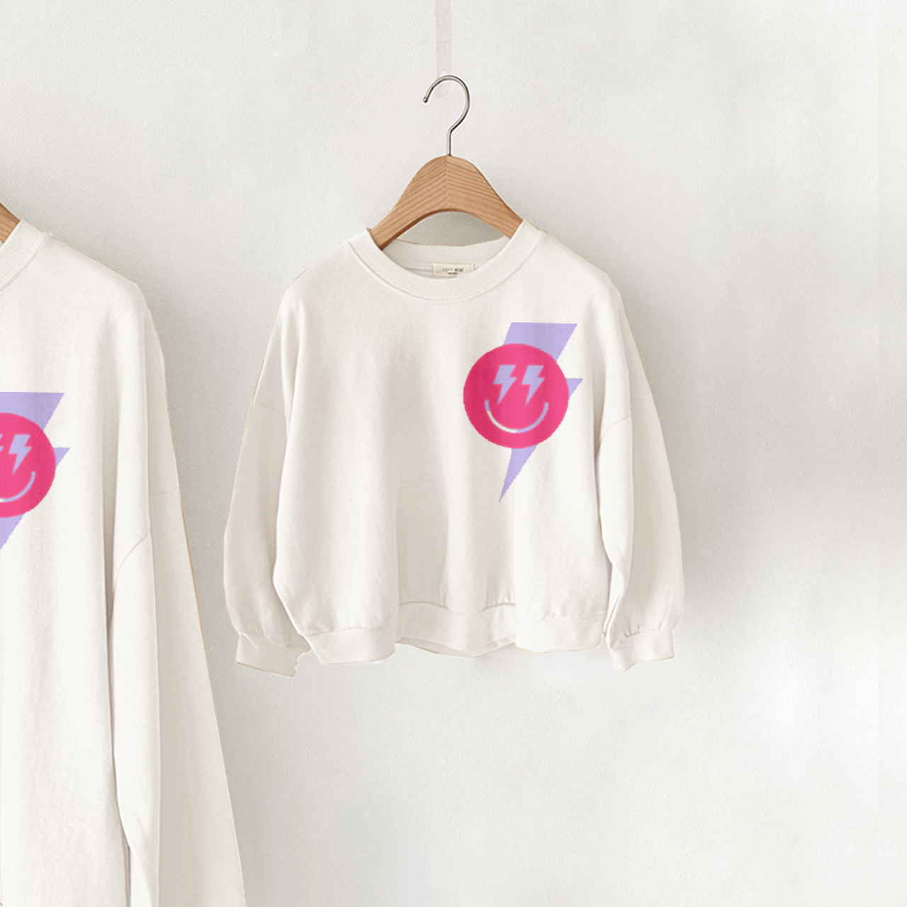 Mama and Me Pink Smile Sweatshirt