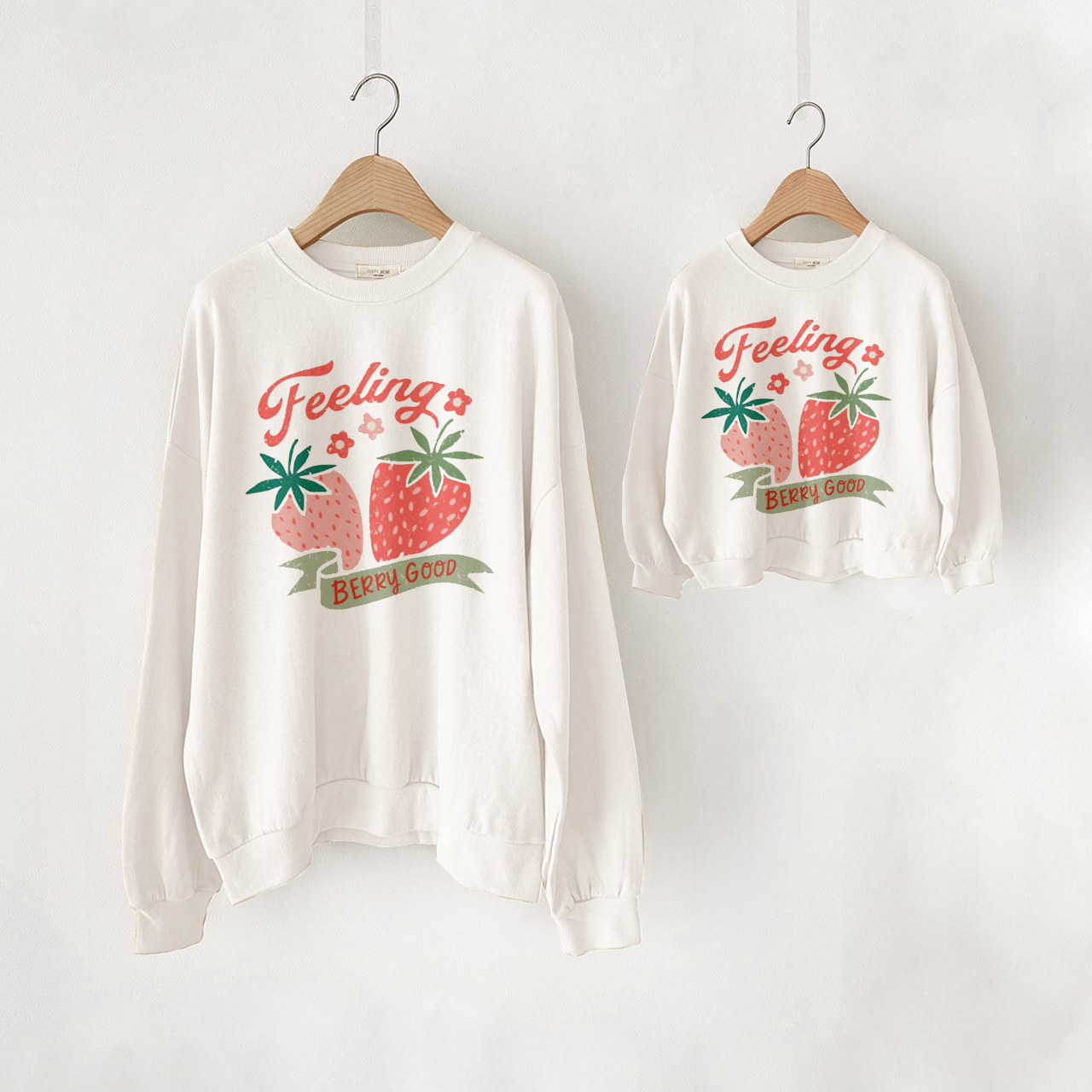 FEELING BERRY GOOD Mama and Me Sweatshirt