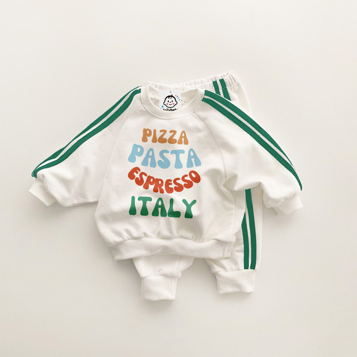 PIZZA PASTA ESPRESSO ITALY Baby Sweatshirt Sets