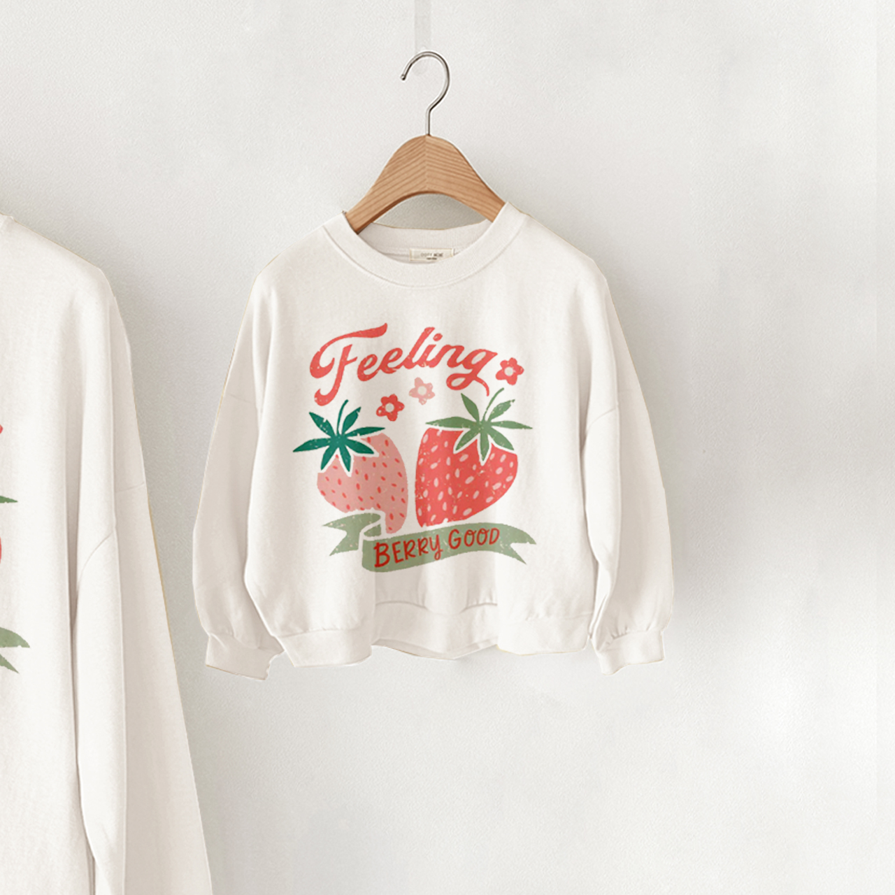 FEELING BERRY GOOD Mama and Me Sweatshirt
