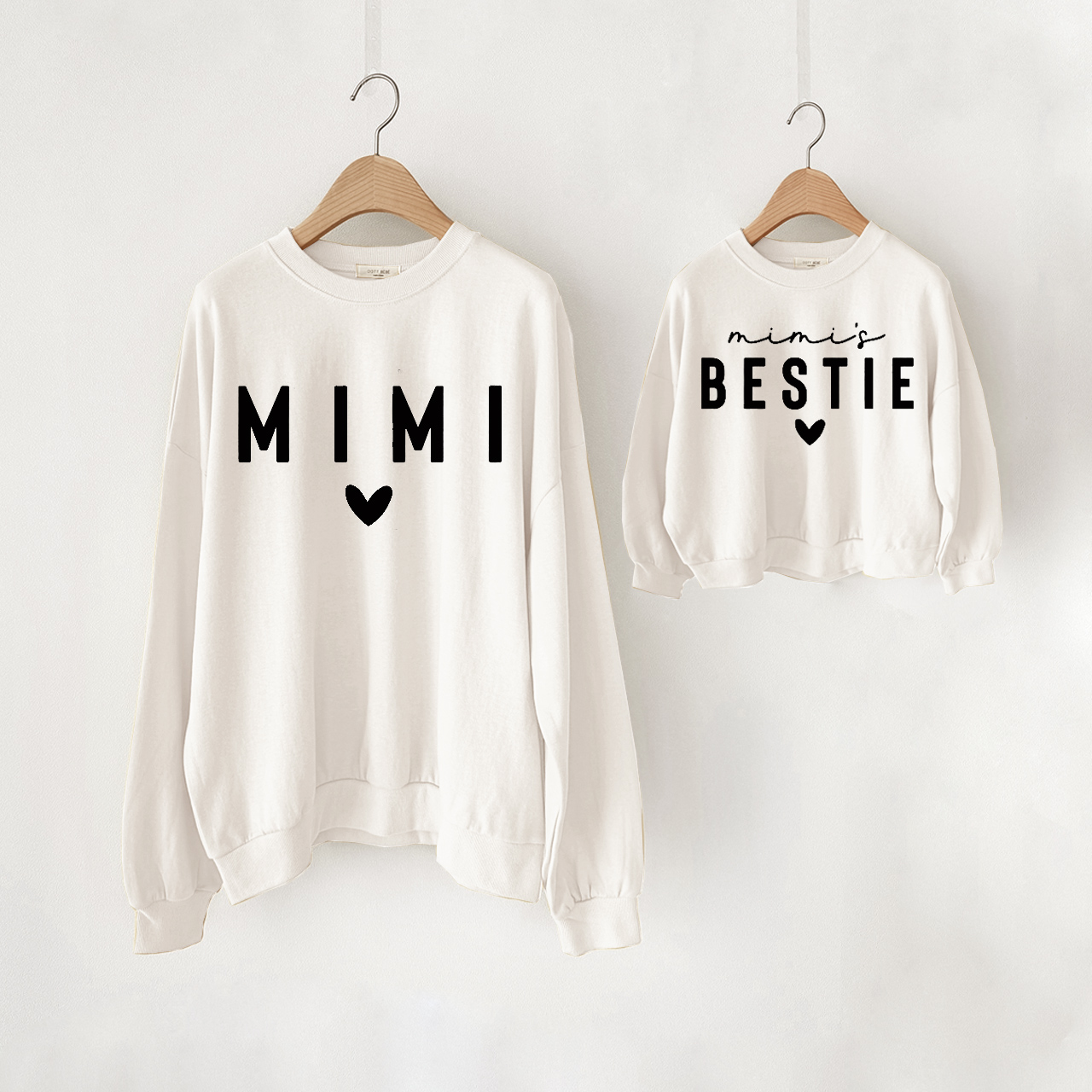 MIMI'S BESTIE Slogan Sweatshirt