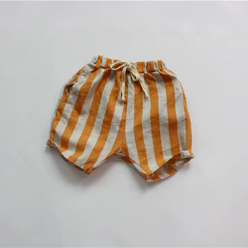 Toddler Lovely Vertical Striped Shorts