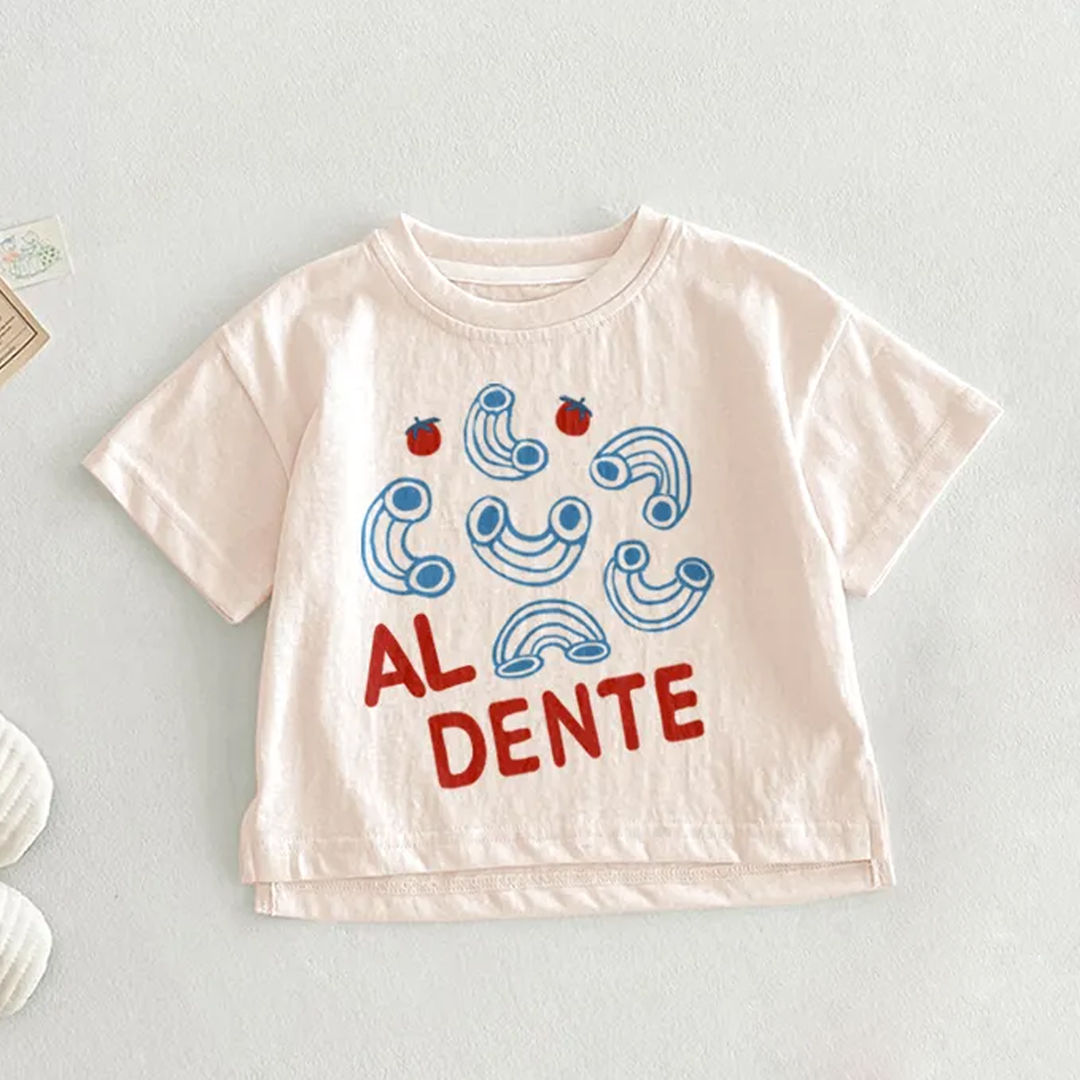 AL DENTE Baby 2-Piece Hollow Noodles T-Shirt