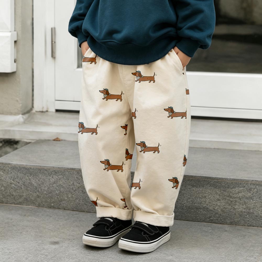 Baby & Kids Dachshund Pattern Pants