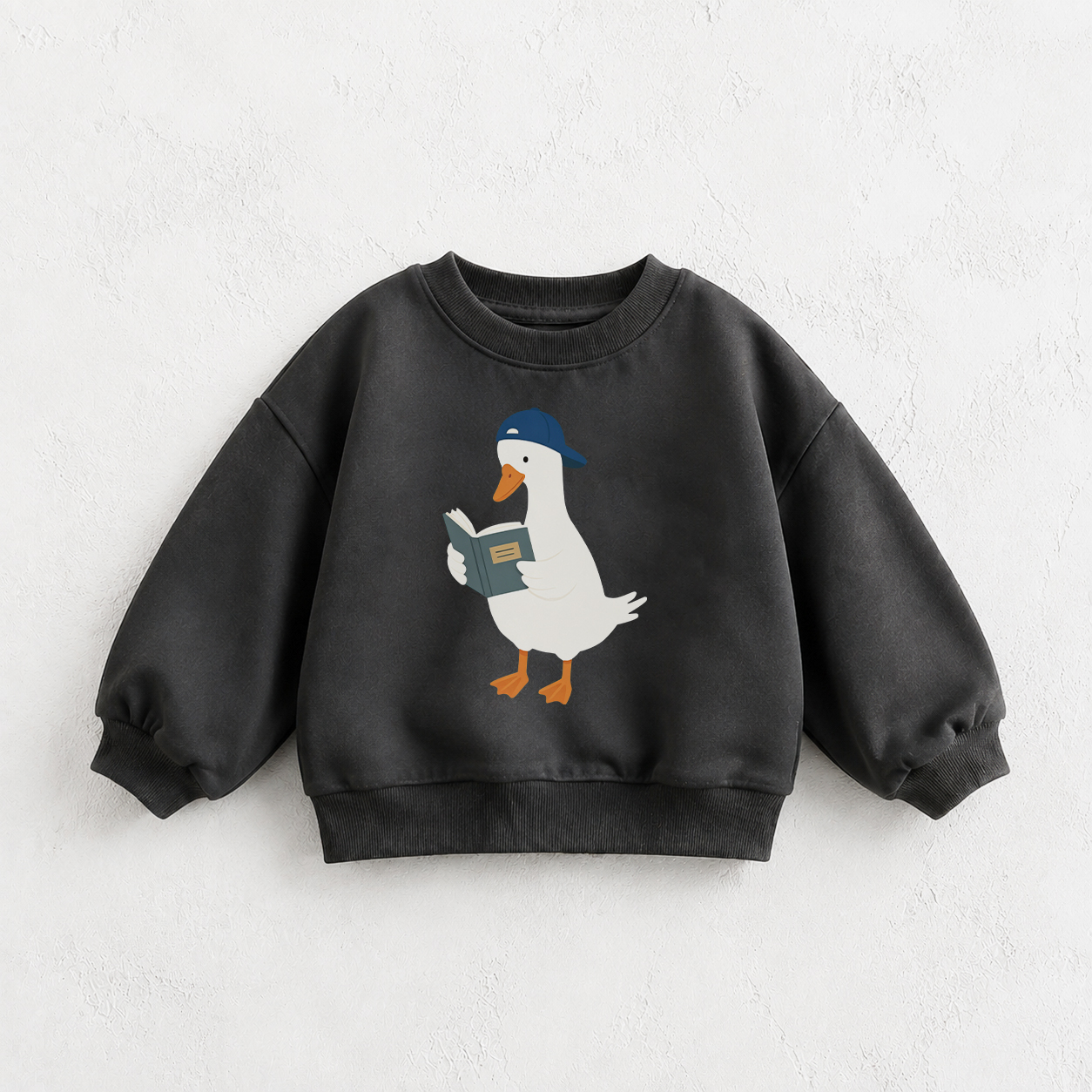 Baby & Kids Goose Reading Book Pattern Sweatshirt