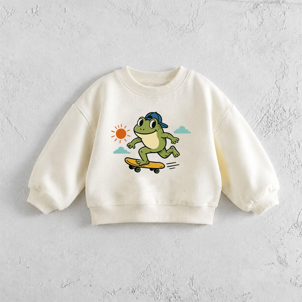 Baby & Toddler Frog Pattern Sweatshirt