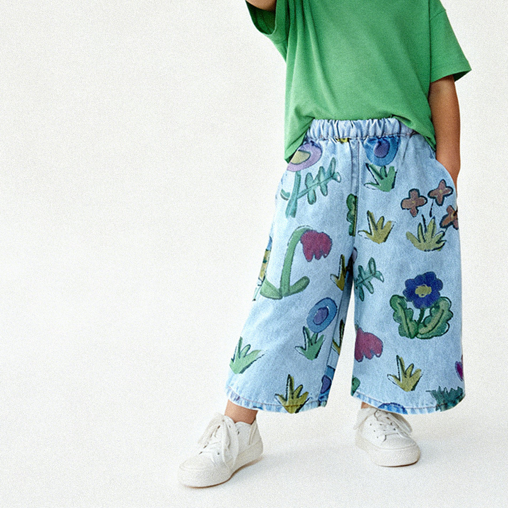 Baby & Kids Graffiti Floral Jeans