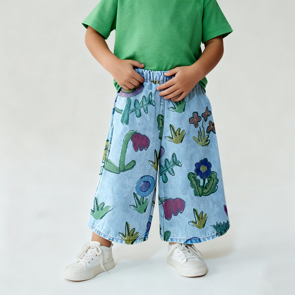 Baby & Kids Graffiti Floral Jeans