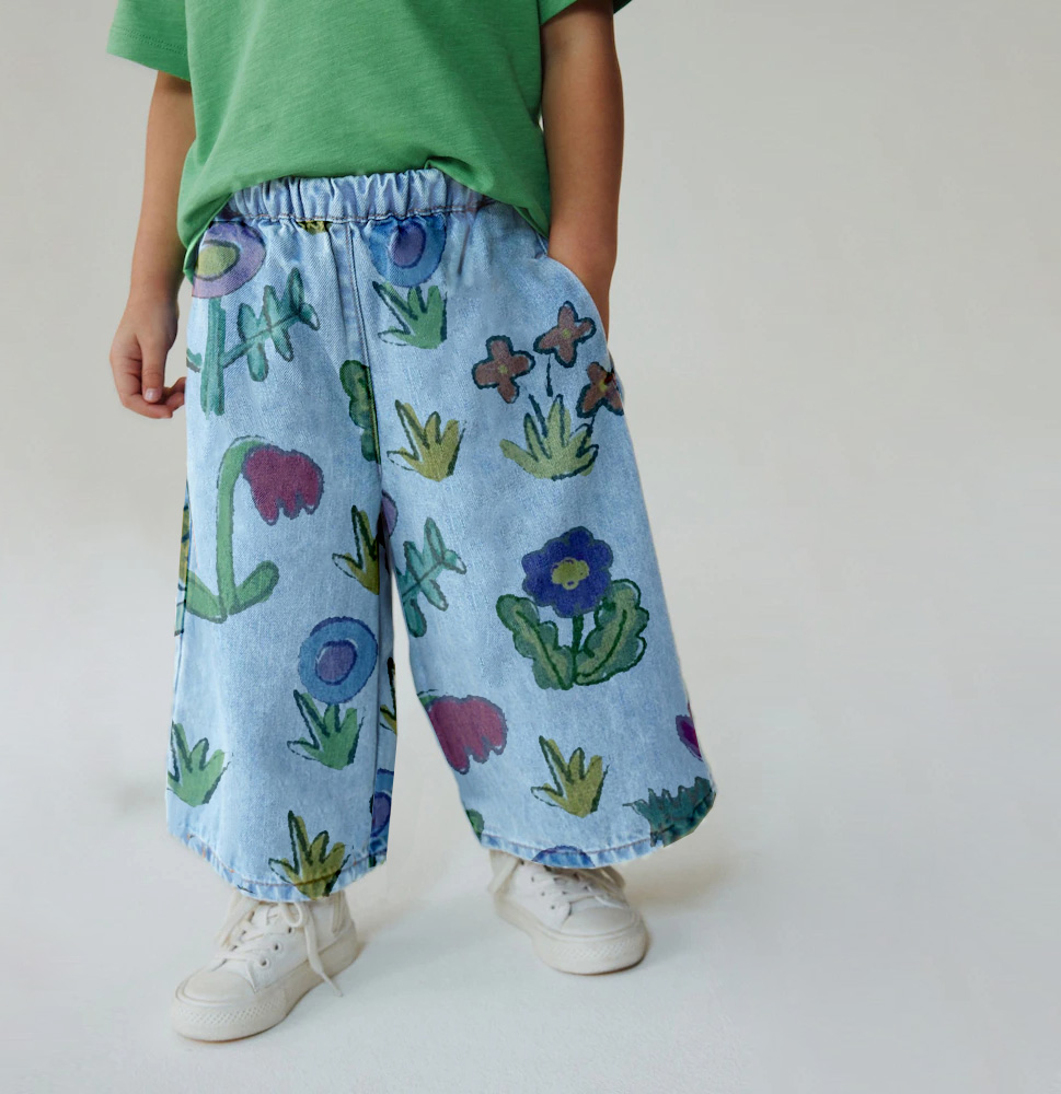 Baby & Kids Graffiti Floral Jeans