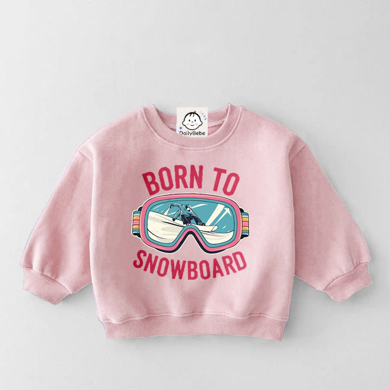 BORN SNOWBOARD Baby & Kids Sweatshirt