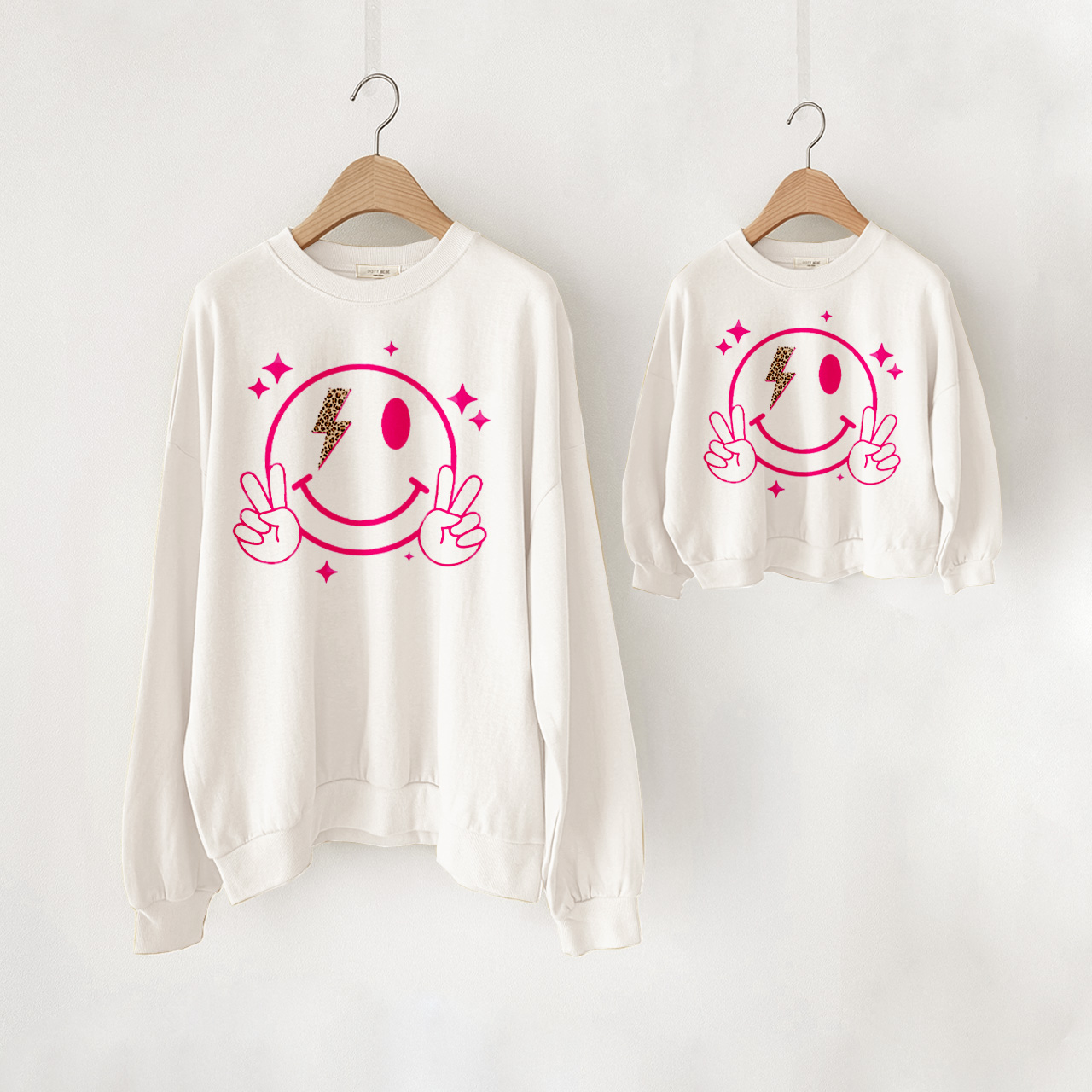 Mama and Me Yeah Smile Face Sweatshirt