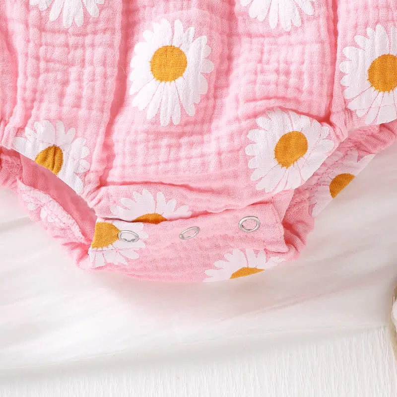 Baby Daisy Pastoral Bodysuit with Headband