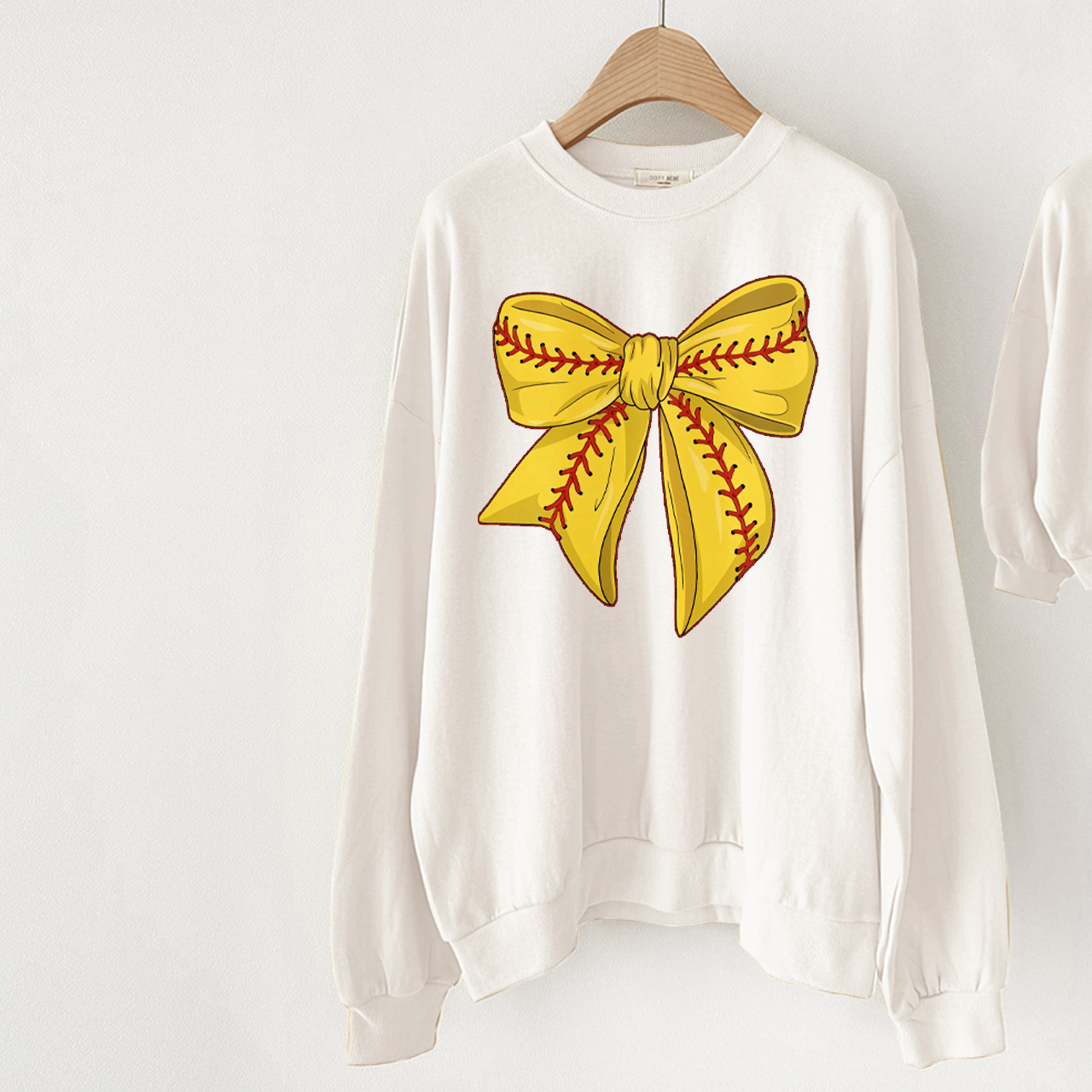 Mama and Me Yellow Bow Sweatshirt