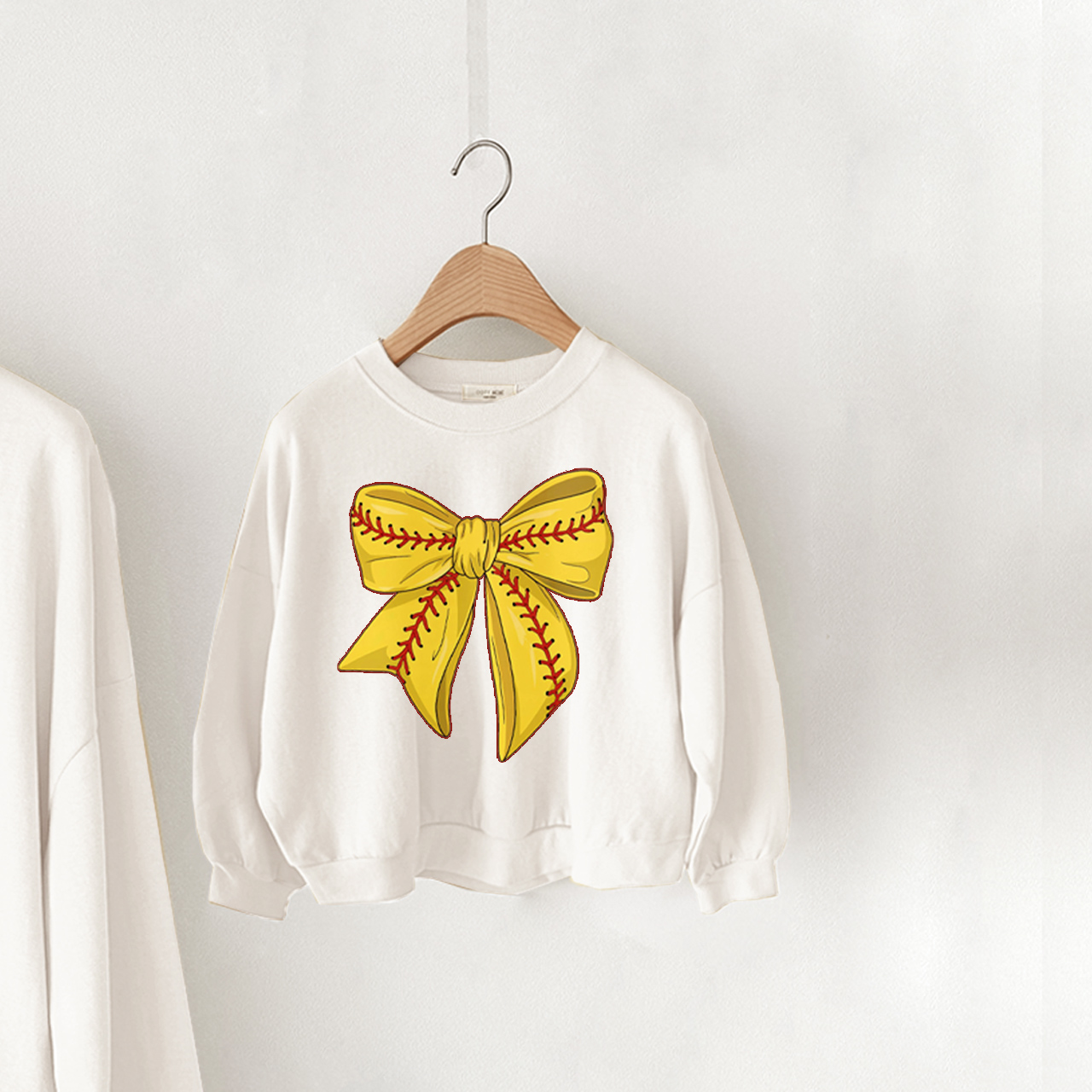 Mama and Me Yellow Bow Sweatshirt