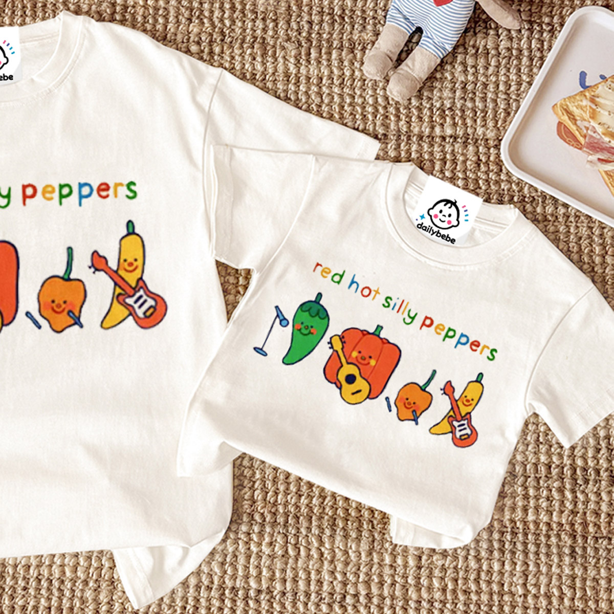 RED HOT SILLY PEPPERS Family Rock Peppers T-Shirt