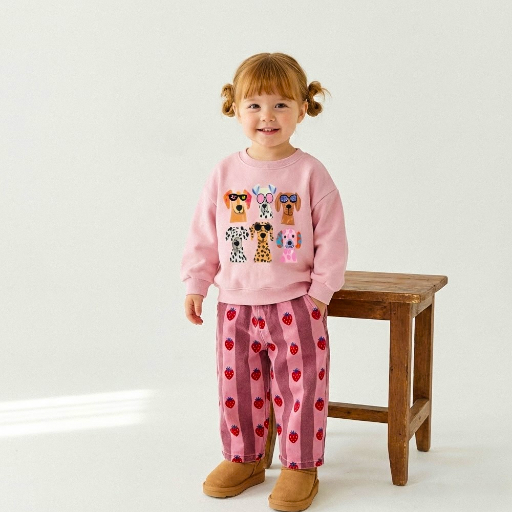 Baby & Kids Strawberry Stripe Pants