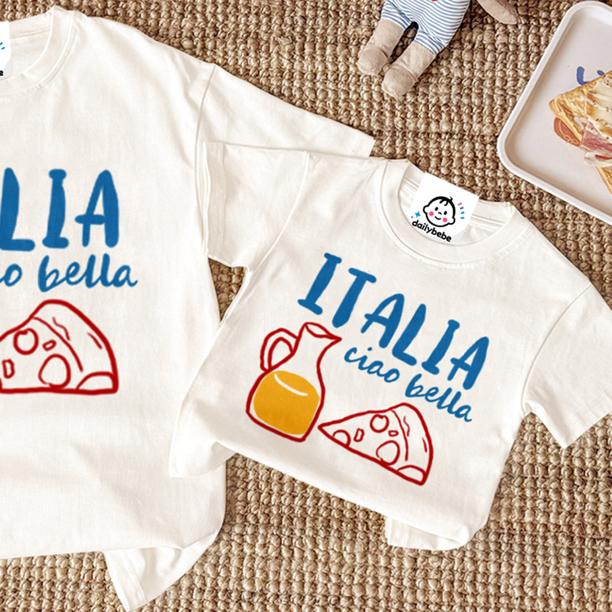 ITALY CIAO BELLA Family Pizza Chamomile Tea T-Shirt