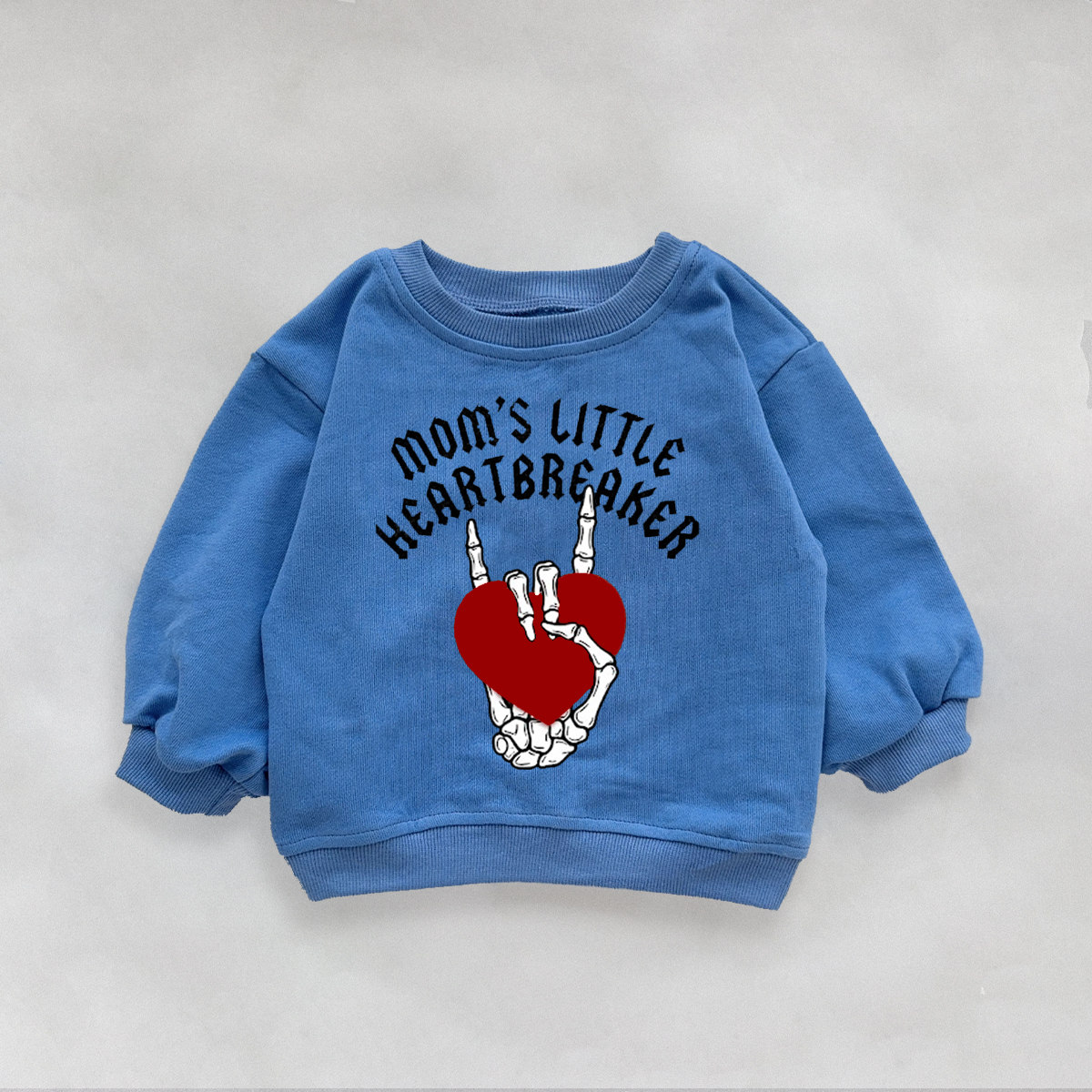 MAMA'S LITTLE HEARTBREAKER Baby & Kids Rock Heart Sweatshirt