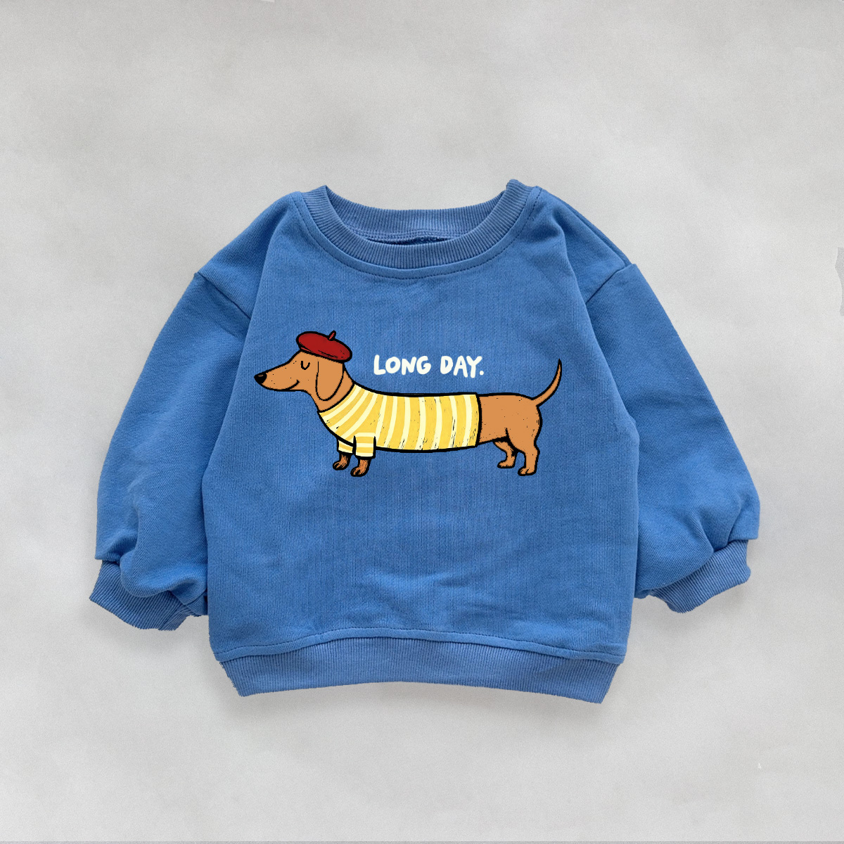 LOONG DAY Baby & Kids Stripe Dog Pattern Sweatshirt