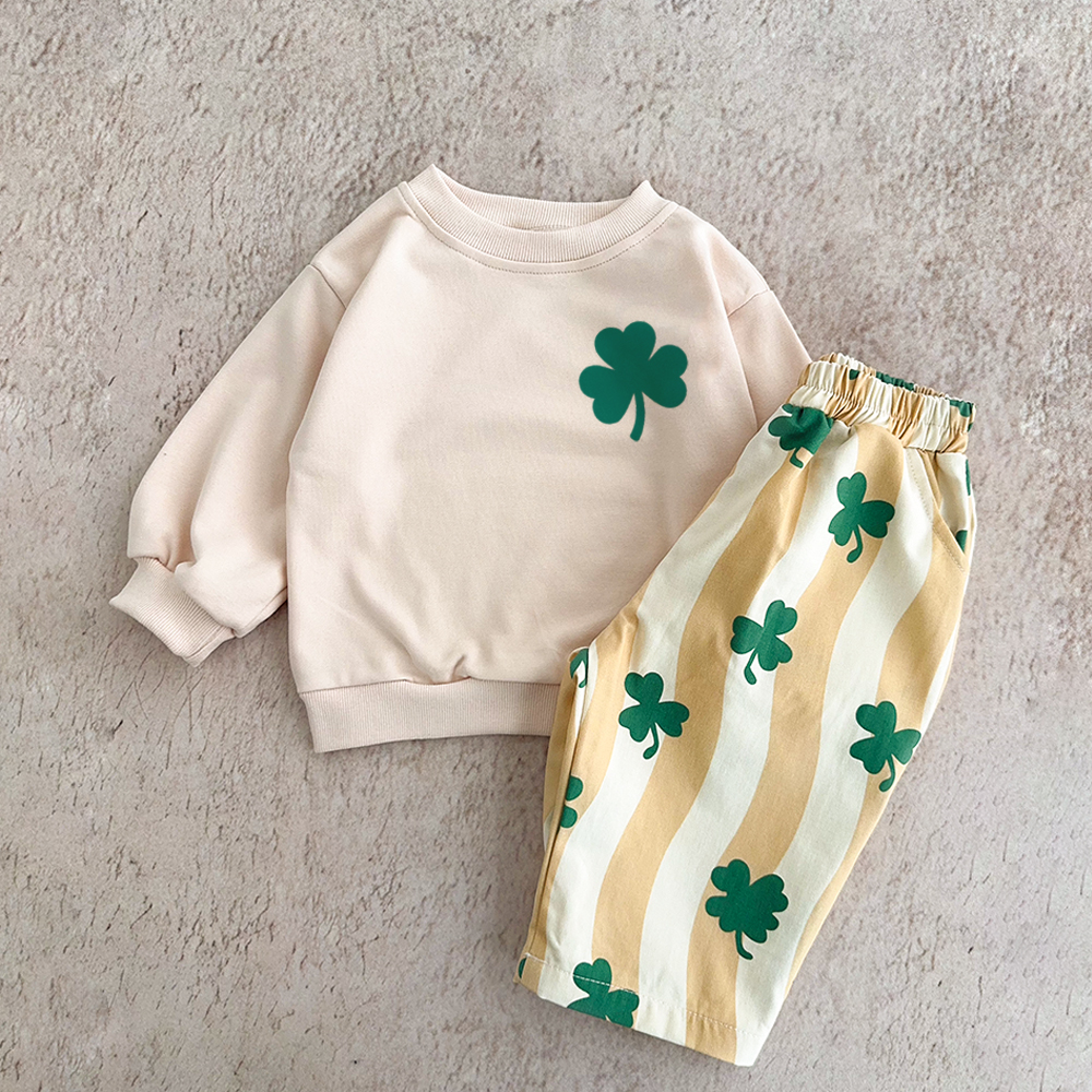 Baby & Toddler 4 Leaf Clover 2-Piece Set