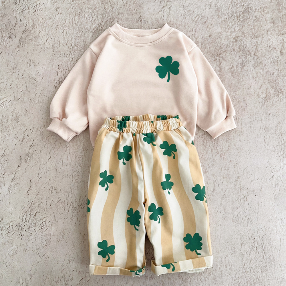 Baby & Toddler 4 Leaf Clover 2-Piece Set