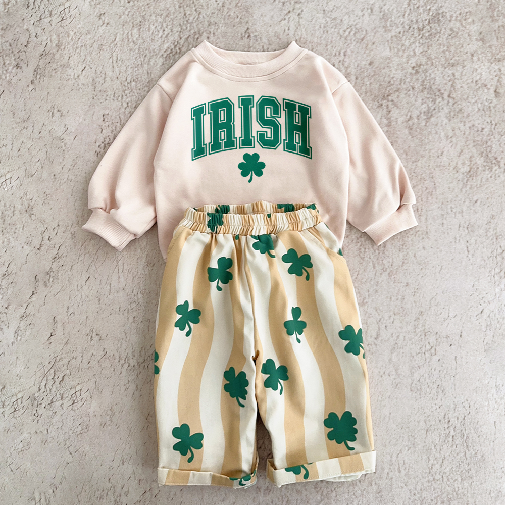 IRISH Baby & Toddler 4 Leaf Clover 2-Piece Set