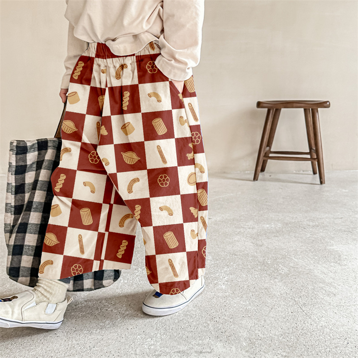 Baby & Kids Pasta Plaid Pattern Pants