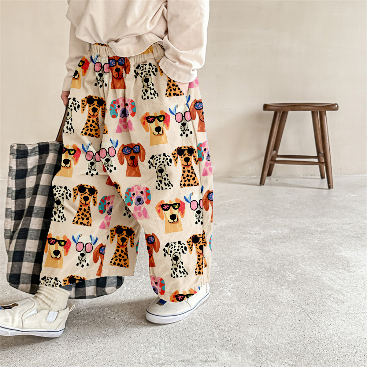 Baby & Kids Dogs Pattern Pants