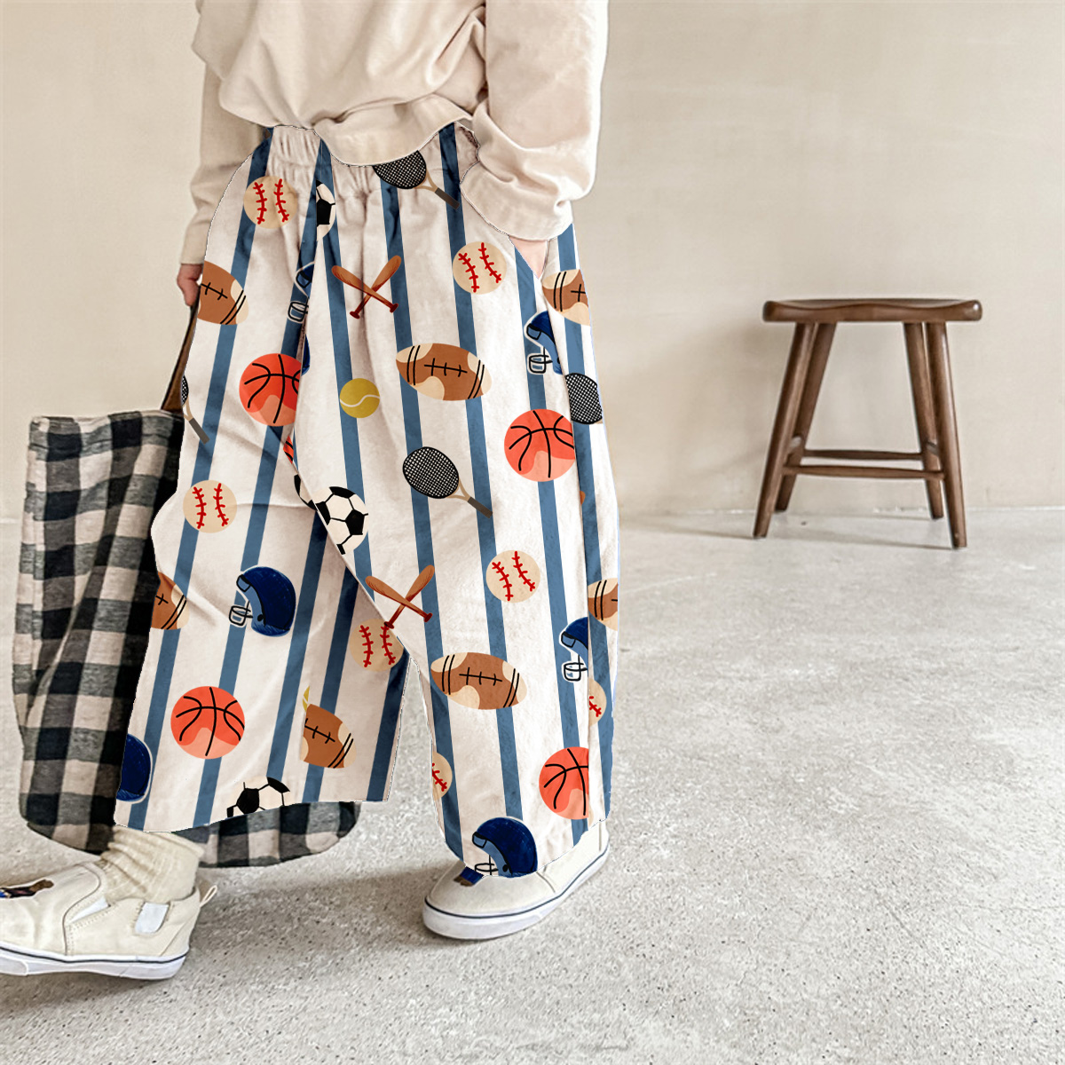 Baby & Kids Sporty Pattern Pants