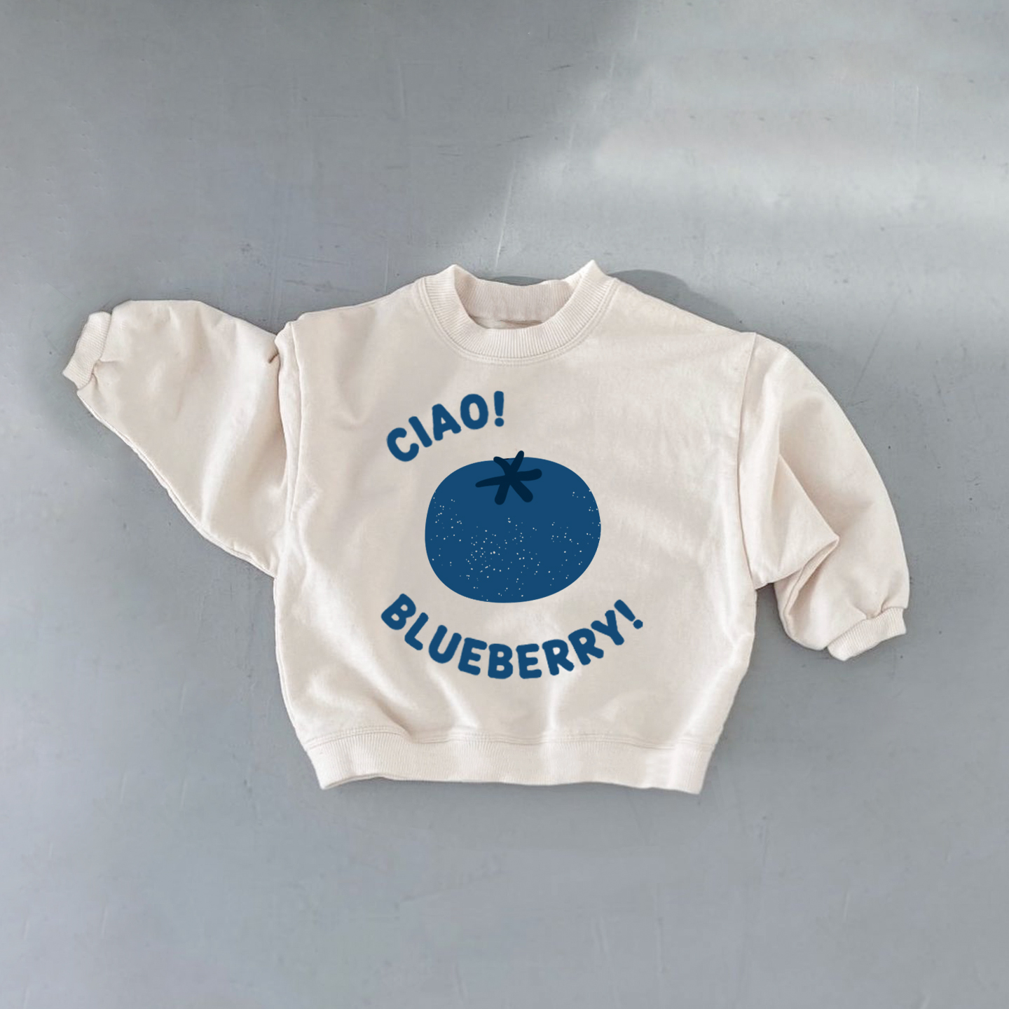 CIAO! Baby & Kids Blueberry Sweatshirt