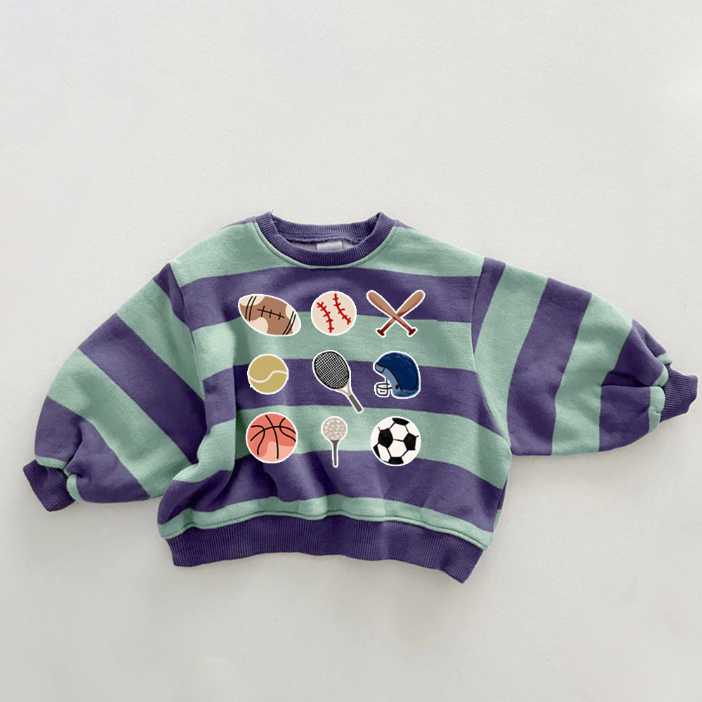 Baby & Kids Sporty Stripe Sweatshirt