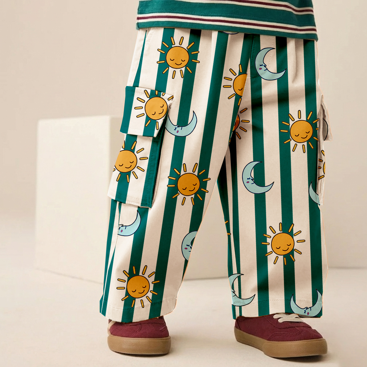 Baby & Kids Sun Moon Stripe Pants