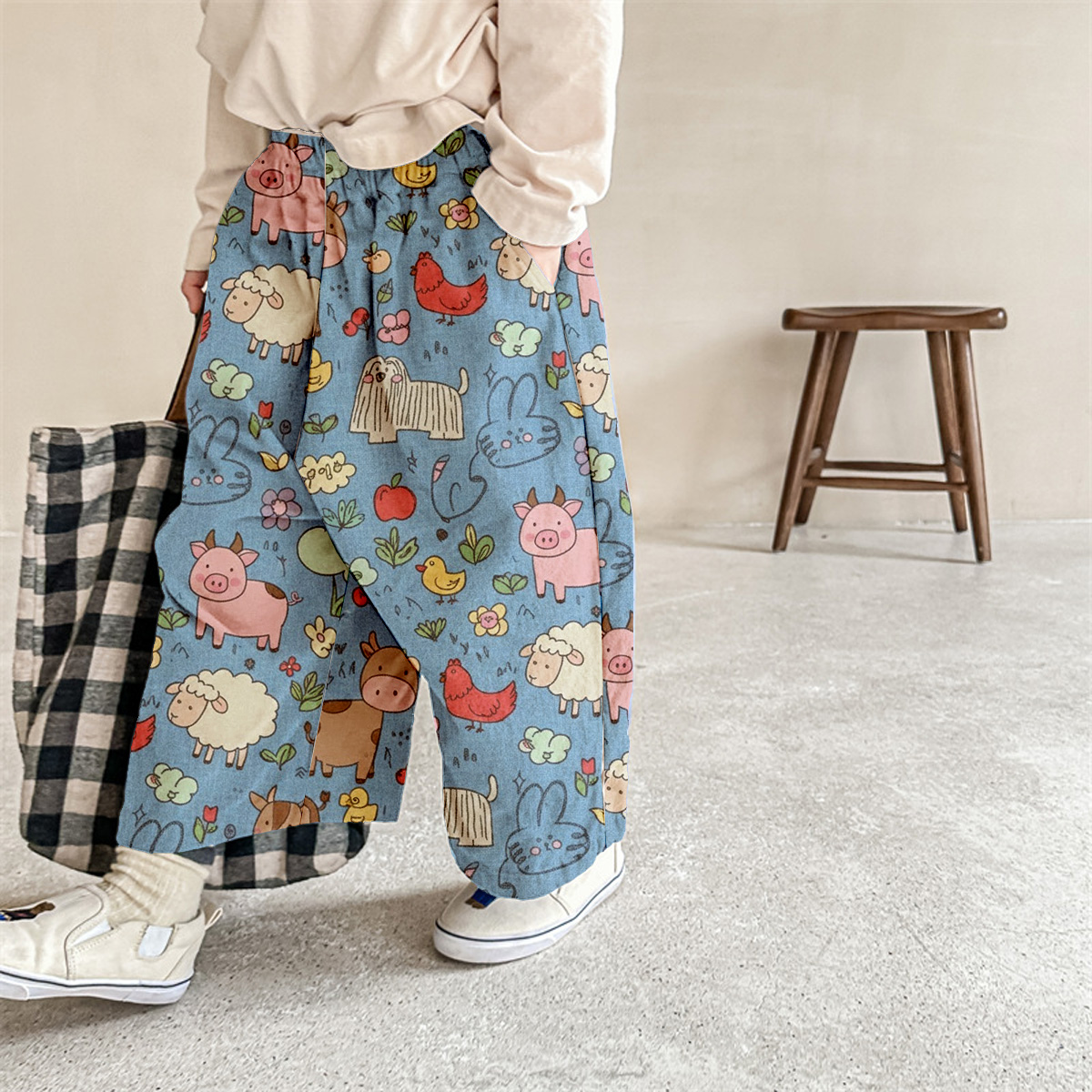 Baby & Kids Rabbit Dog Pig Chick Pattern Pants