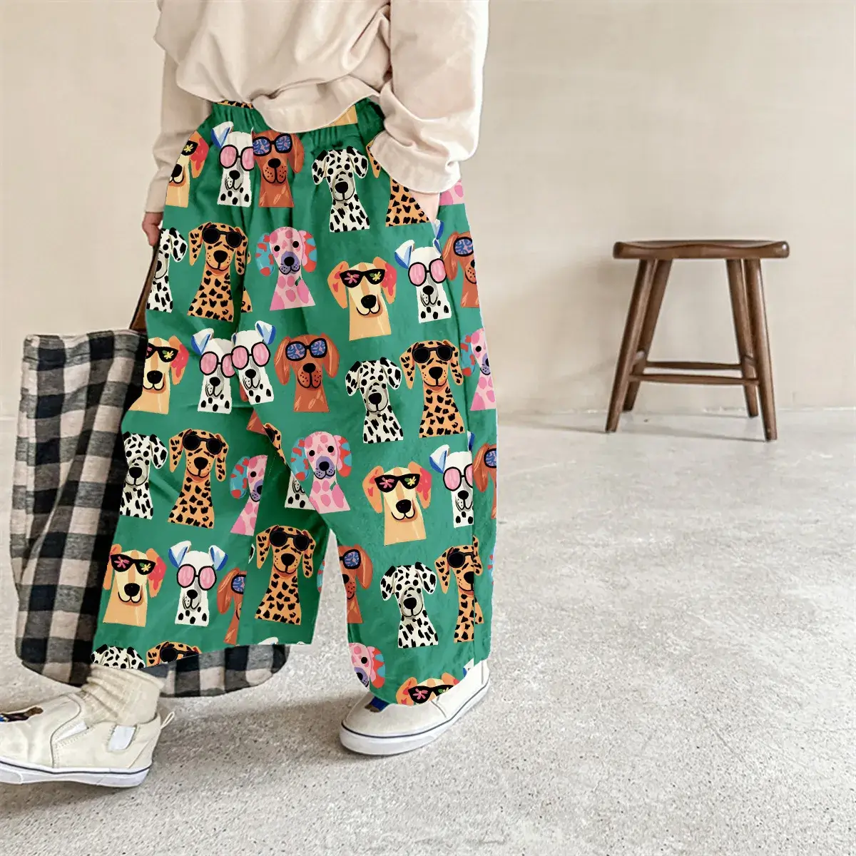Baby & Kids Dogs Pattern Pants