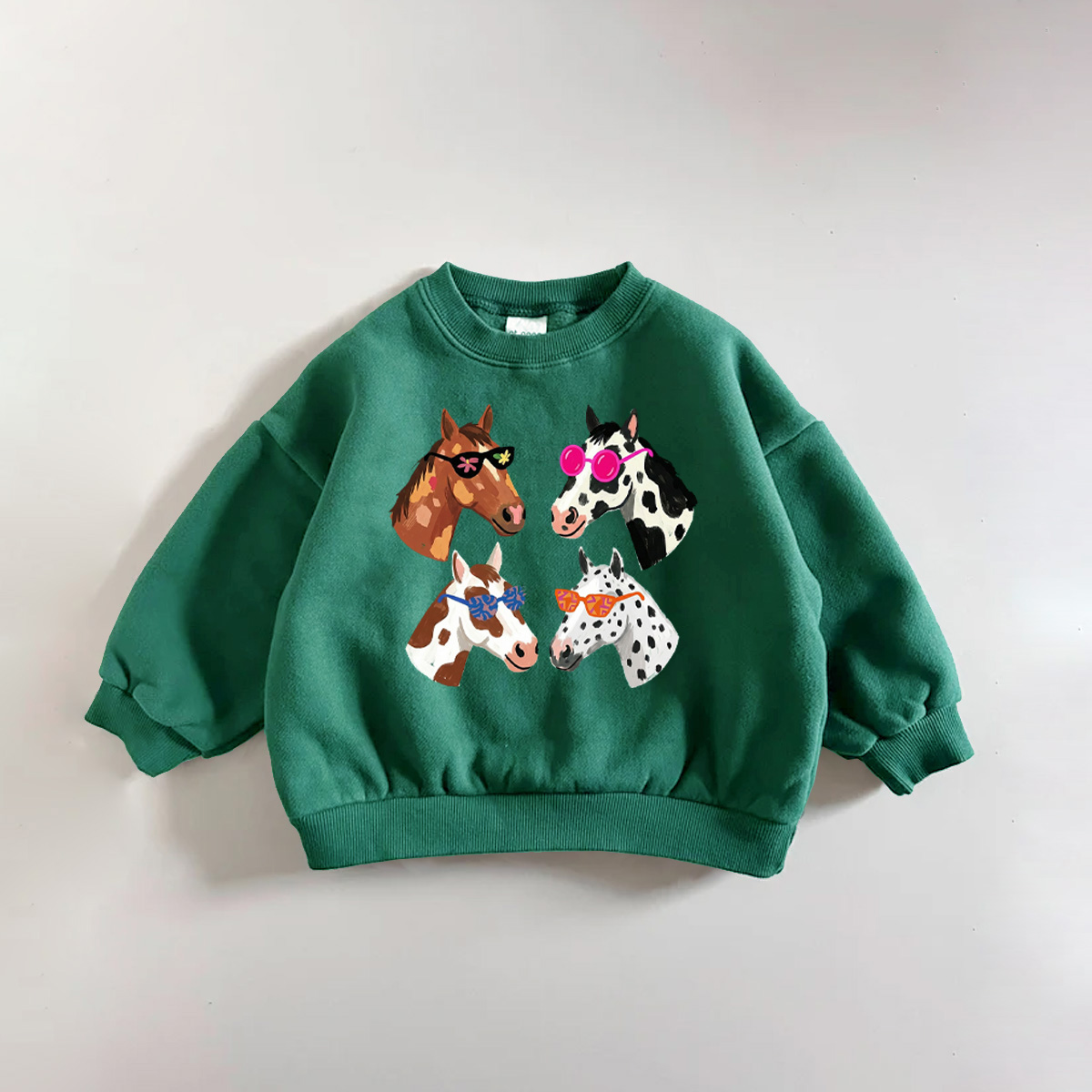 Baby & Kids Horse Pattern Sweatshirt