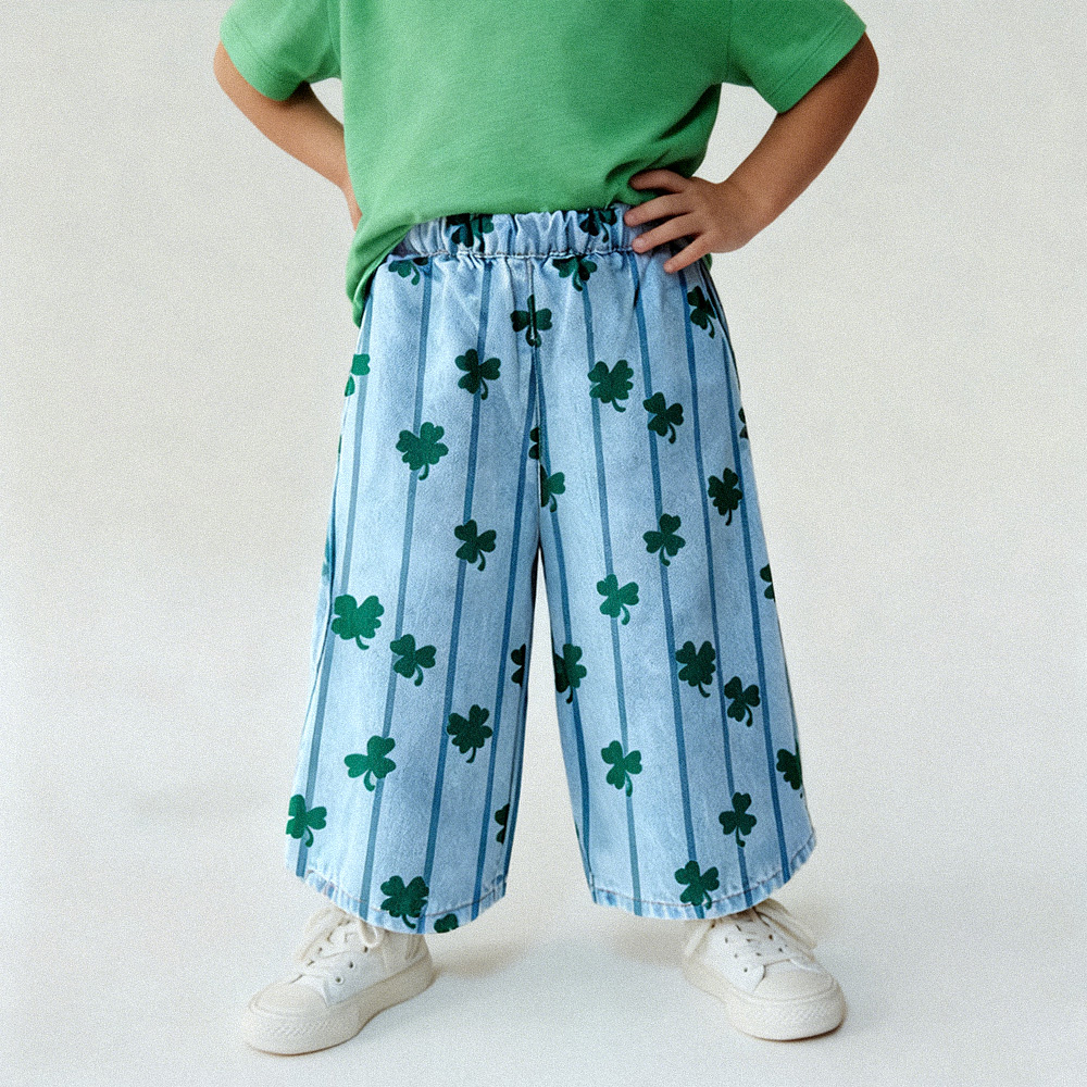 Baby & Kids 4-Leaf Stripe Jeans