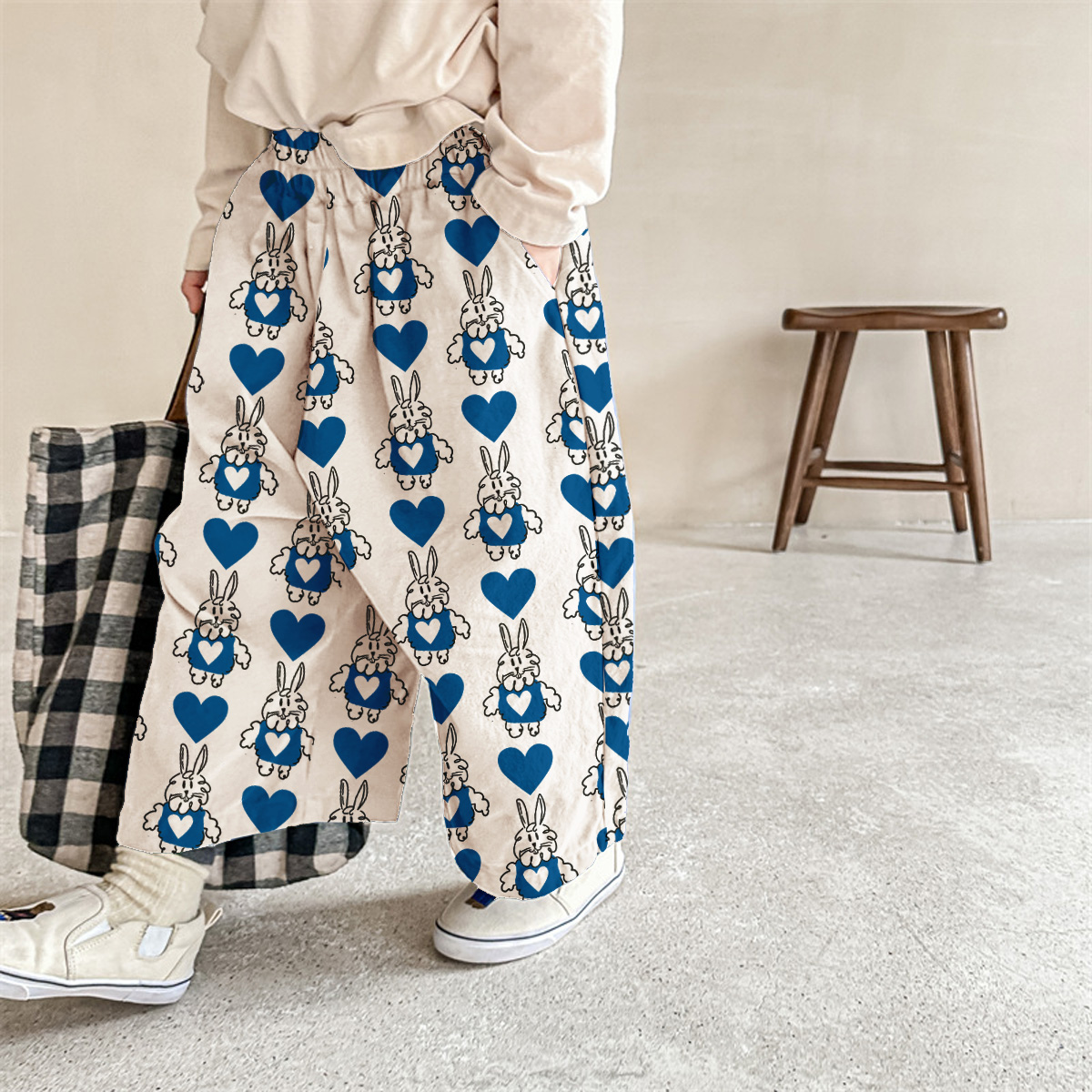 Baby & Kids Rabbit Heart Pattern Pants