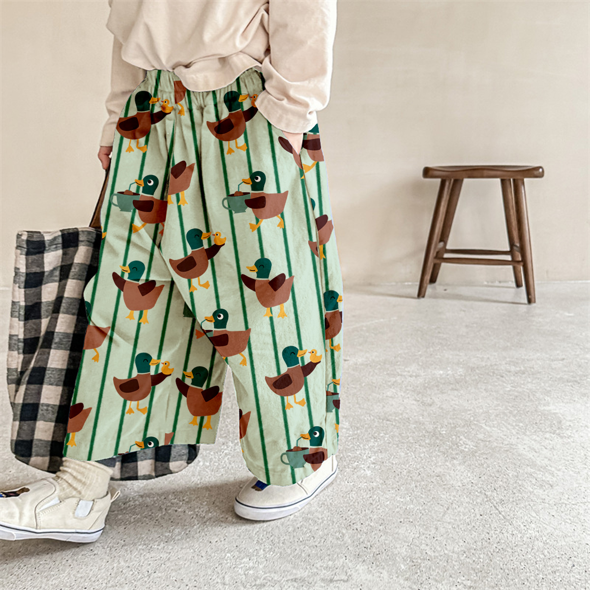 Baby & Kids Duck Vegetable Pattern Pants