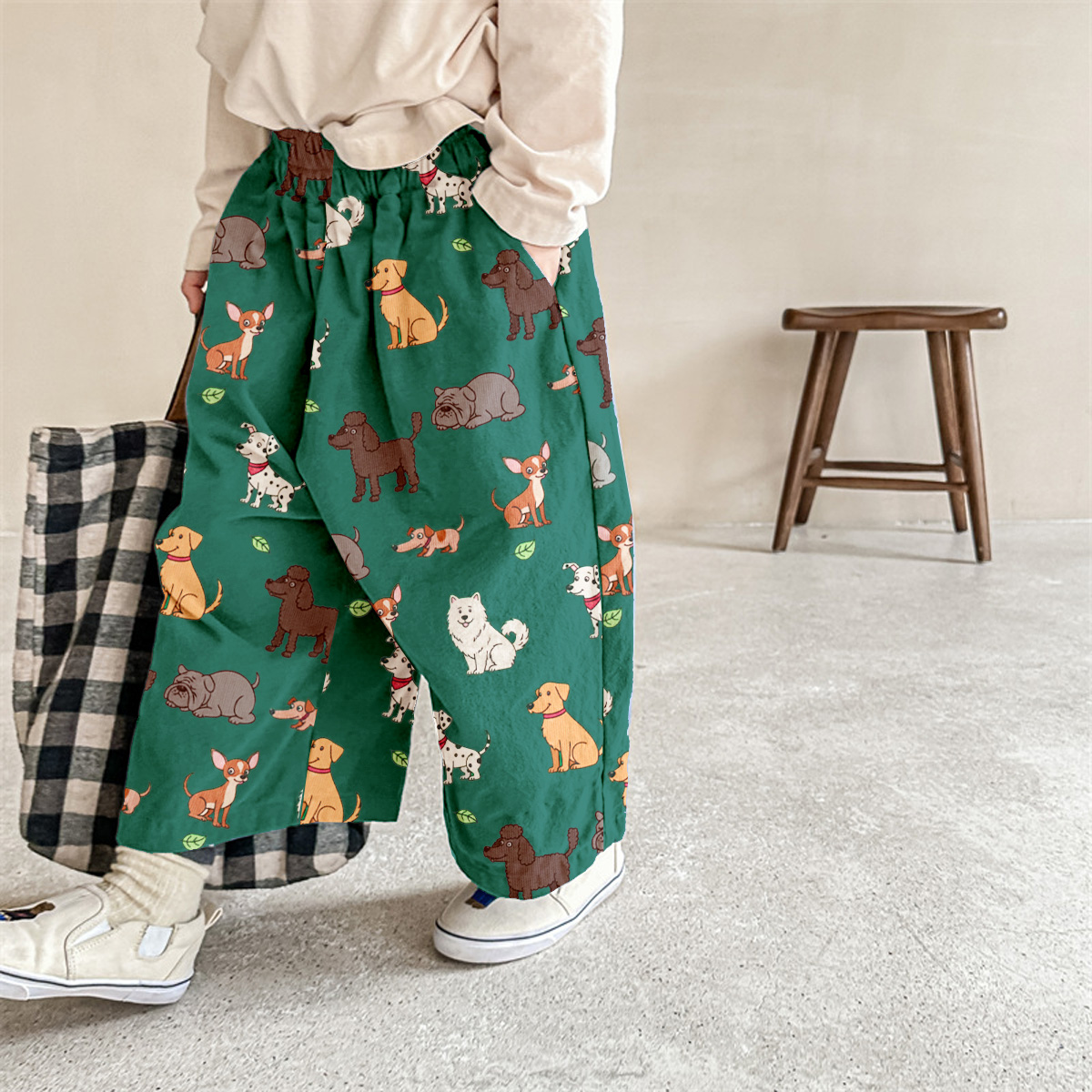 Baby & Kids Dogs Pattern Pants