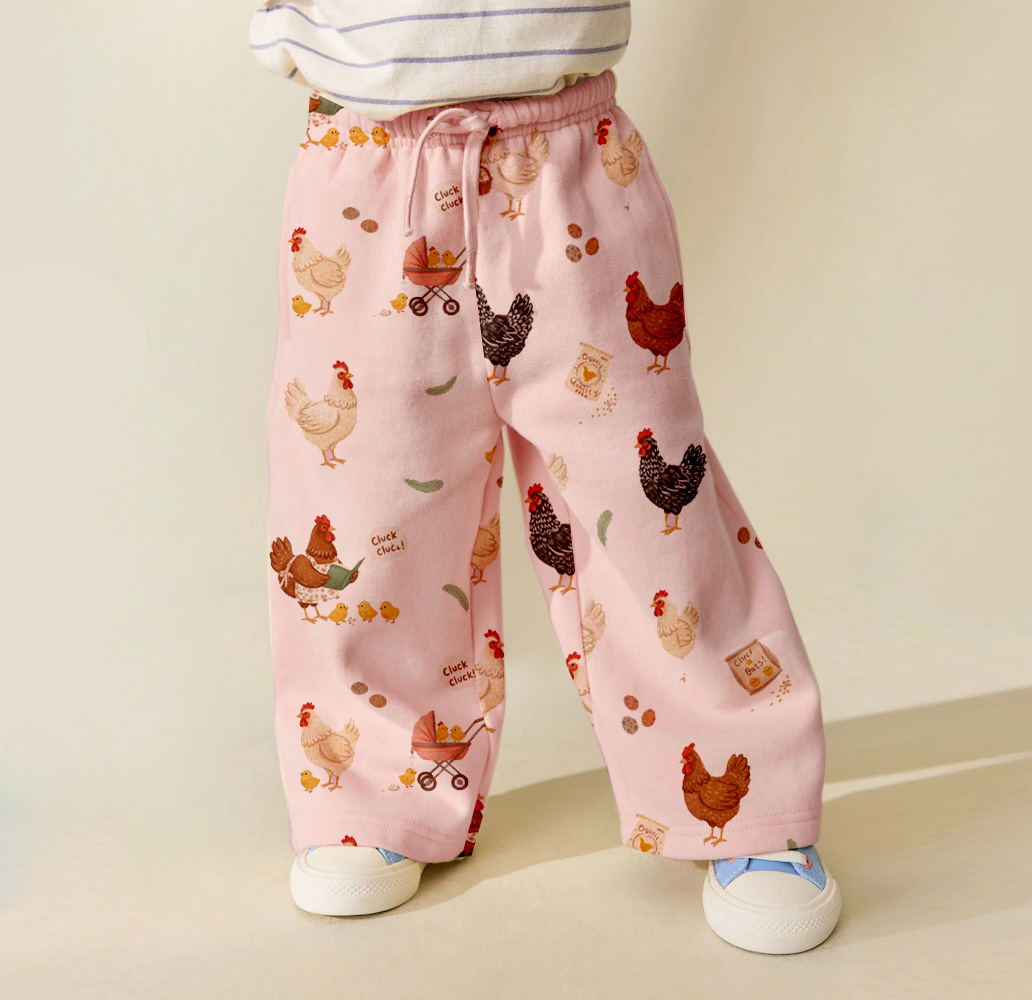 Baby & Kids Chick Pattern Pants