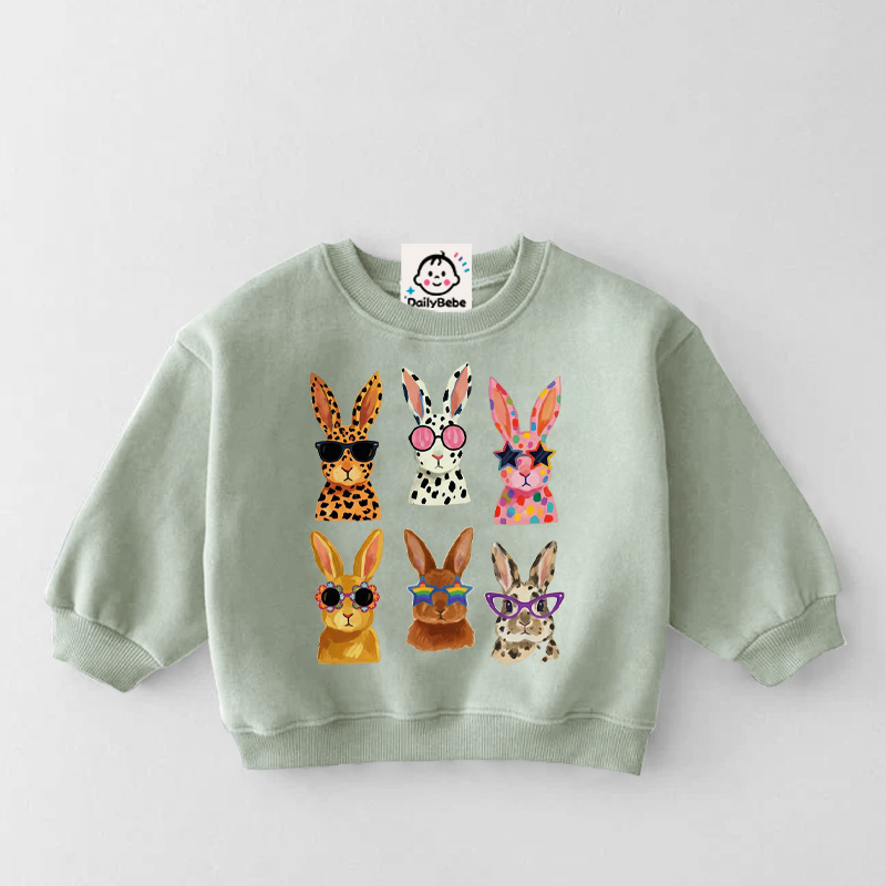 Baby & Kids Rabbit Pattern Sweatshirt