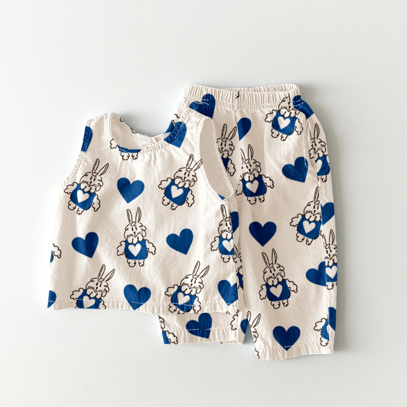 Baby Toddler Rabbit Heart 2-Piece Set