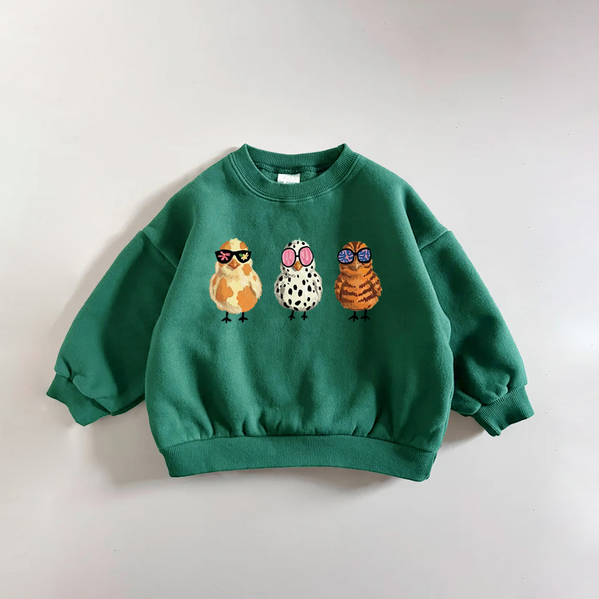 Baby & Kids Chick Pattern Sweatshirt