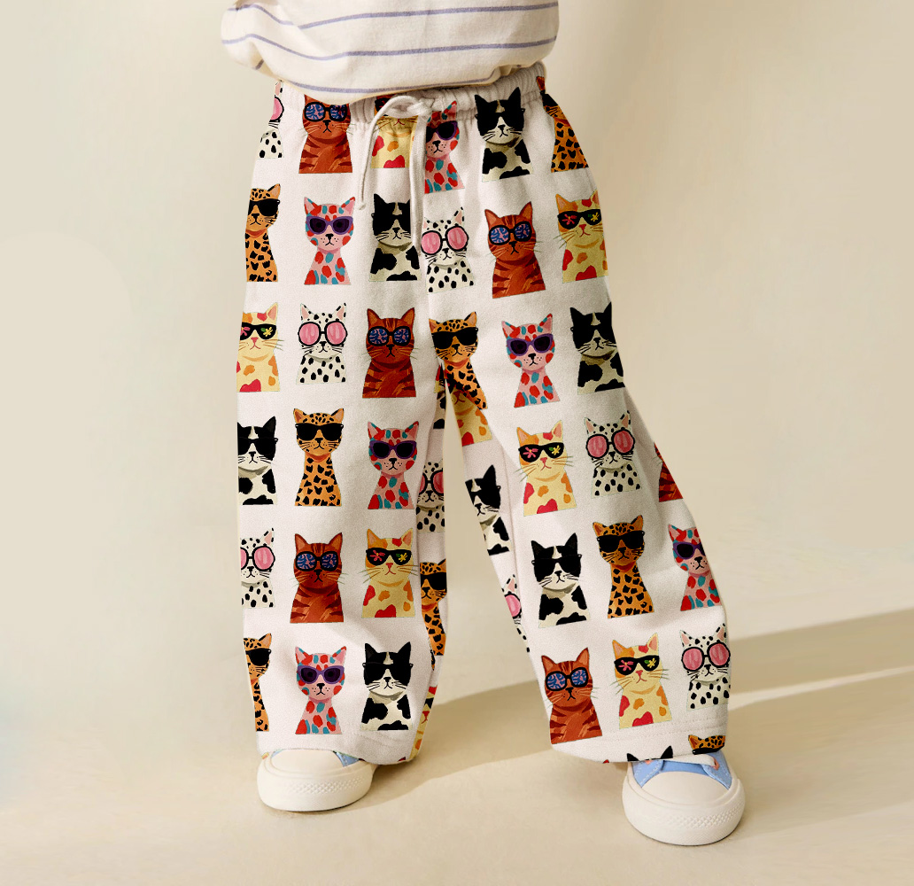 Baby & Kids Cat Pattern Pants
