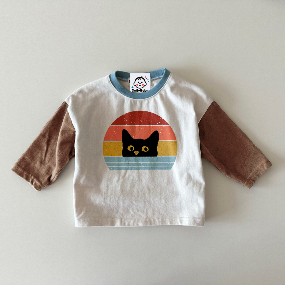 Baby Toddler Cat Pattern T-Shirt