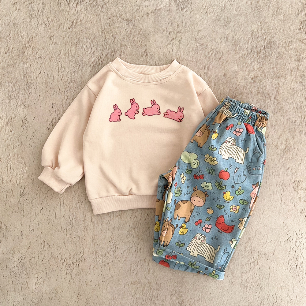 Baby & Kids Rabbit Pants 2-Piece Set
