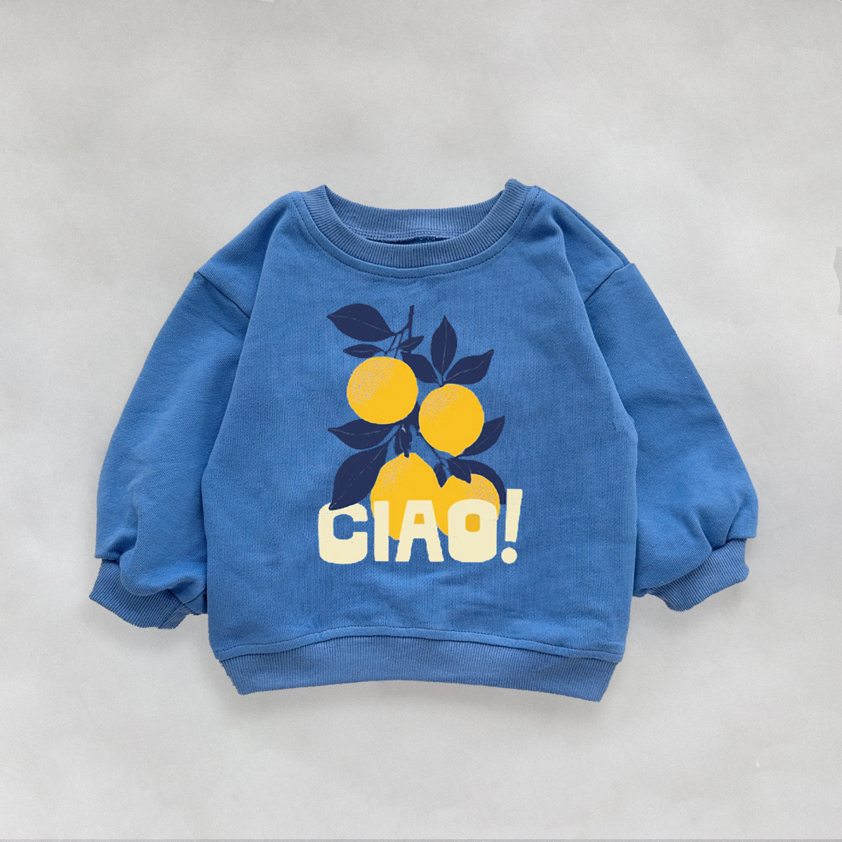 CIAO Baby & Kids Lemon Pattern Sweatshirt