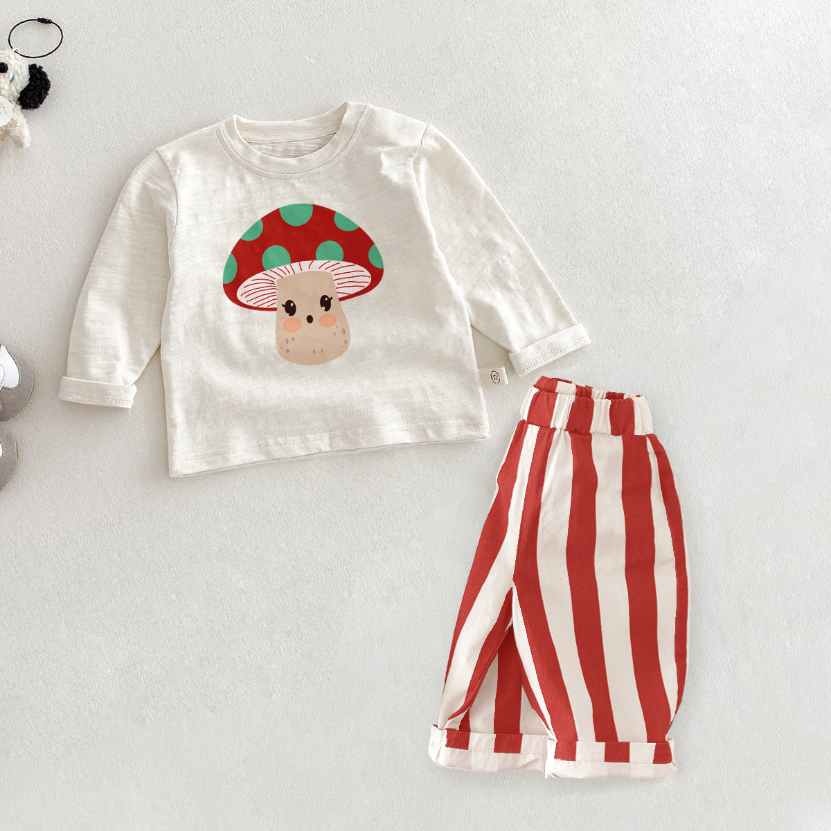 Baby Toddler Mushroom 2 Piece Set