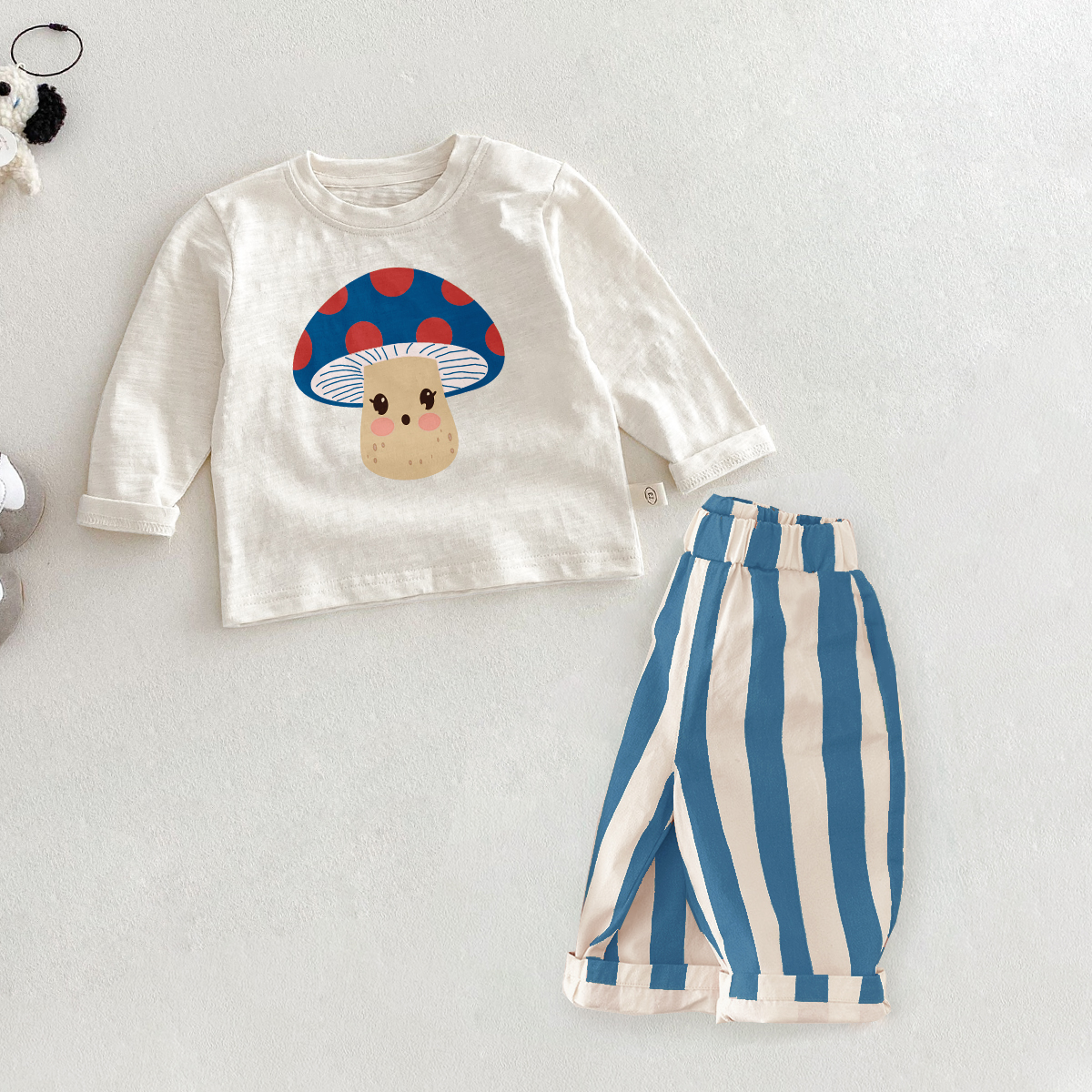 Baby Toddler Mushroom 2 Piece Set
