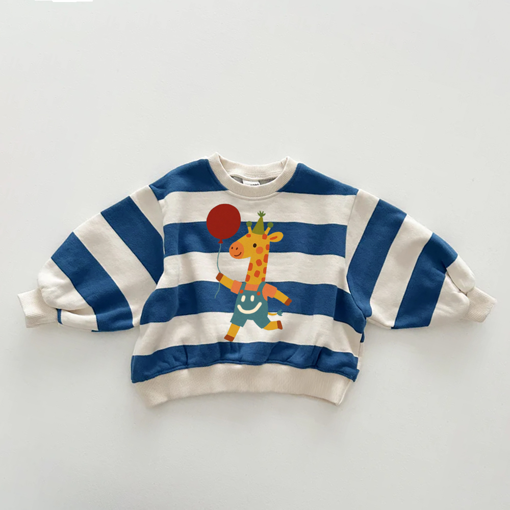 Baby & Kids Giraffe Stripe Sweatshirt